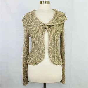 ST. JOHN SPORT Linen Blend Cardigan Sweater Medium